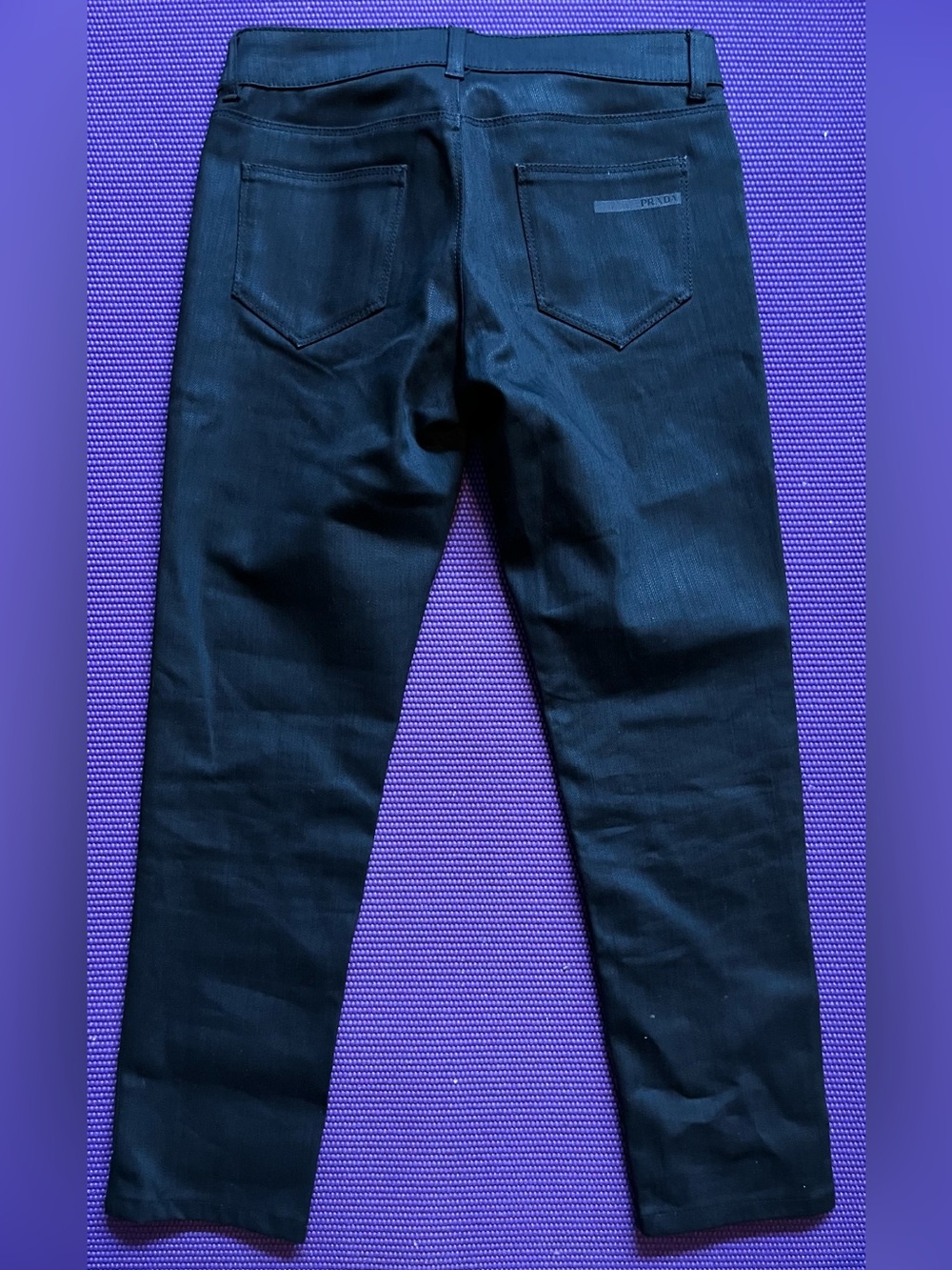 Prada Women's contour fit Jeans in Black
